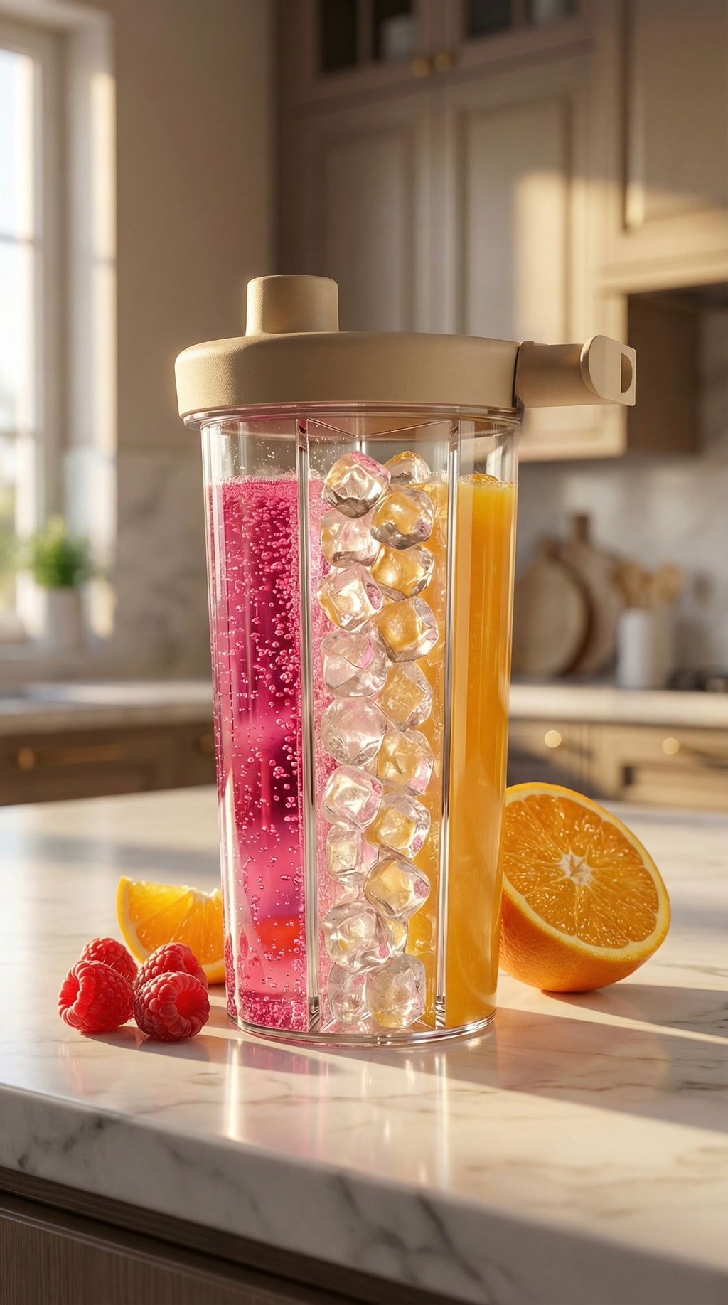 InfinityCup 3 compartment cup