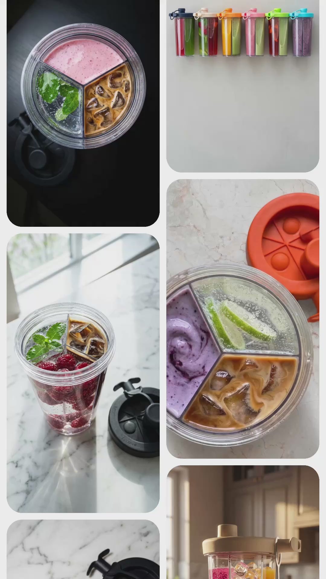 InfinityCup 3 compartment cup